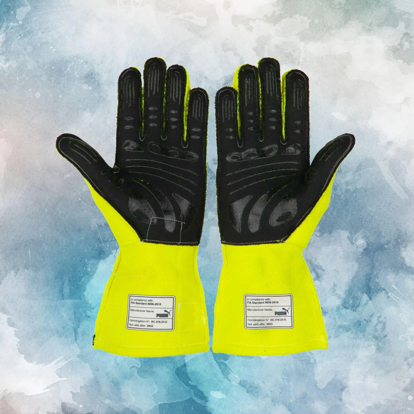 2023 Lewis Hamilton Race Mercedes AMG F1 Gloves / Lewis Hamilton F1 Replica Race Gloves - view 2