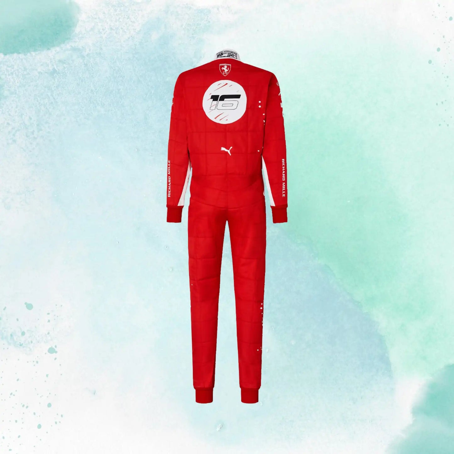 2023 New Las Vegas Charles Leclerc Formula 1 Scuderia Ferrari Replica Race Suit - view 4