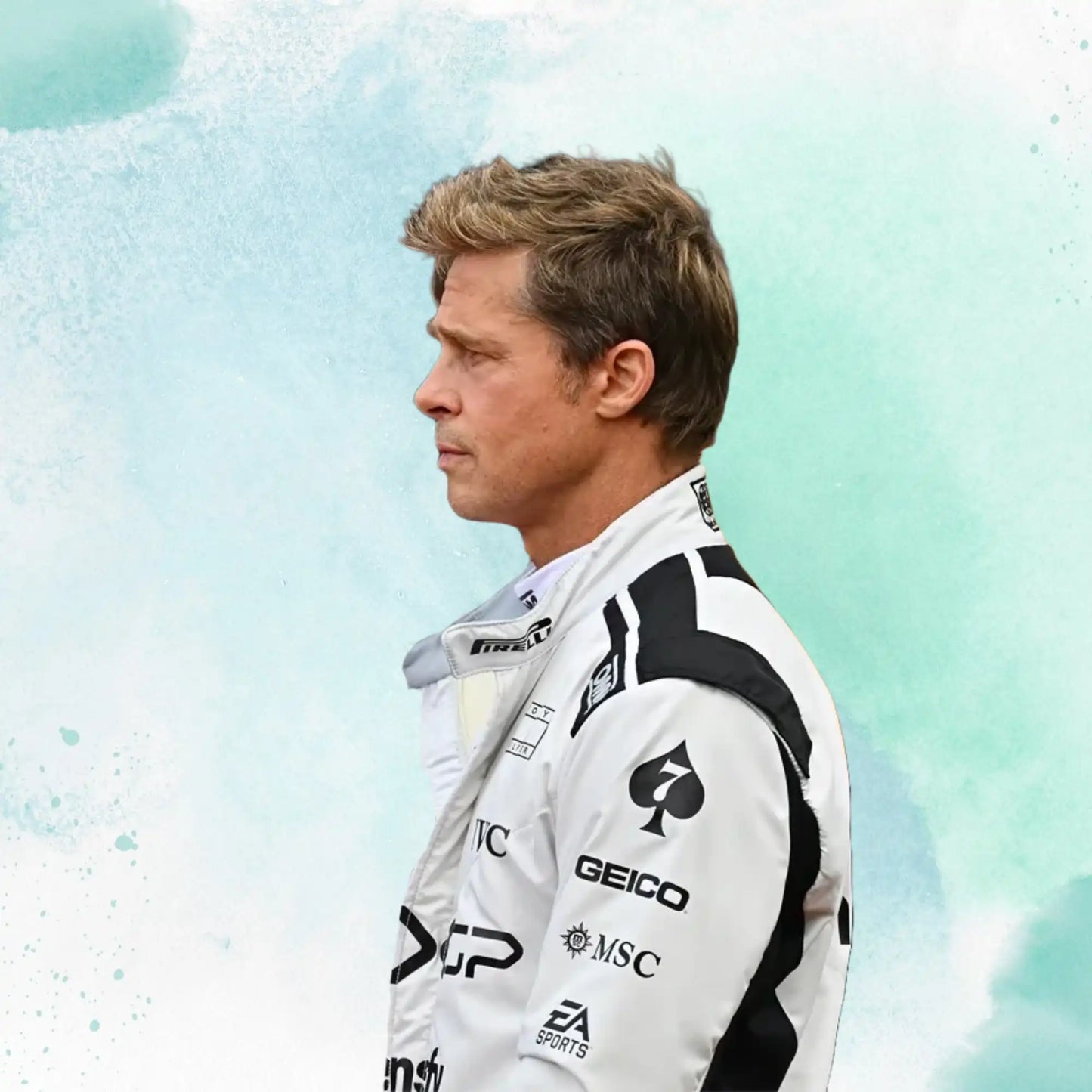 2025 Brad Pitt Formula One The Movie APX GP F1 The Movie Replica Racing Suit - view 5