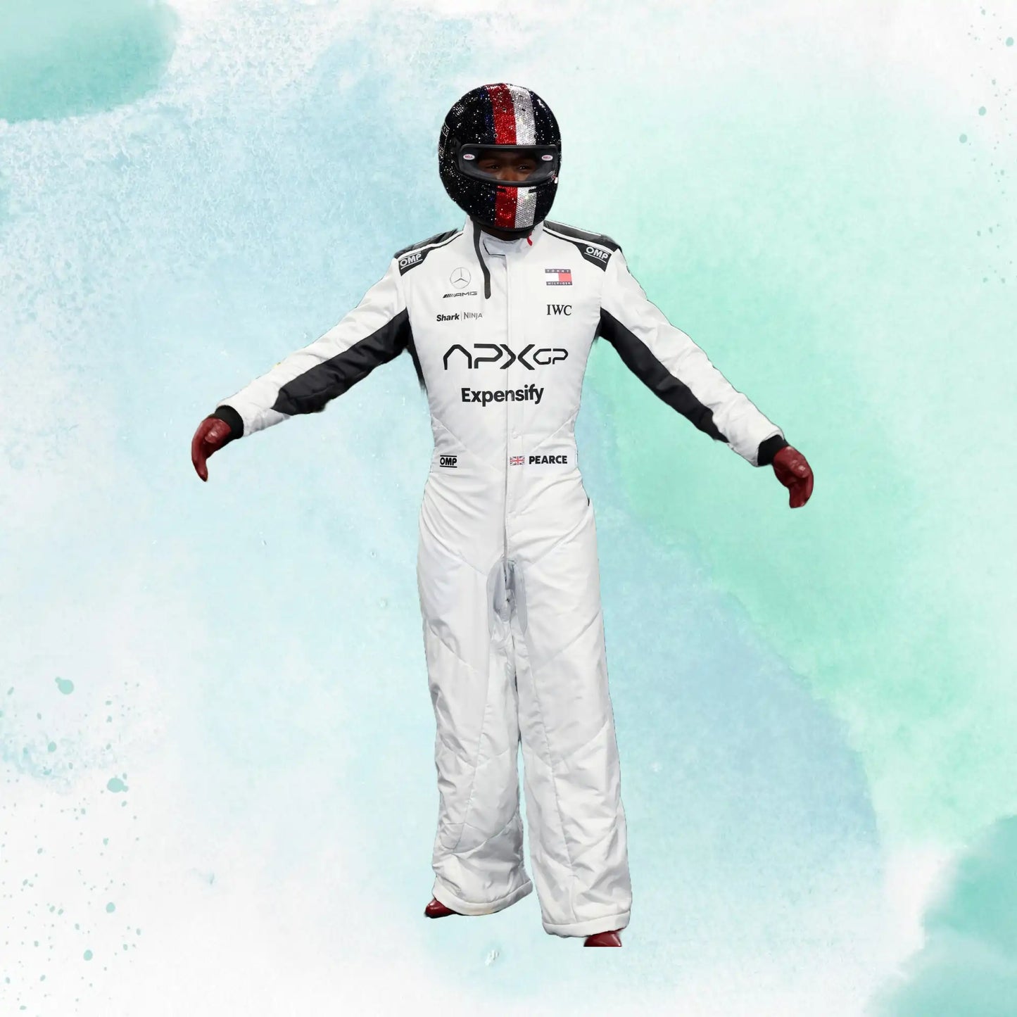 2025 Damson Idris Formula One The Movie APX GP F1 The Movie Replica Racing Suit - view 4