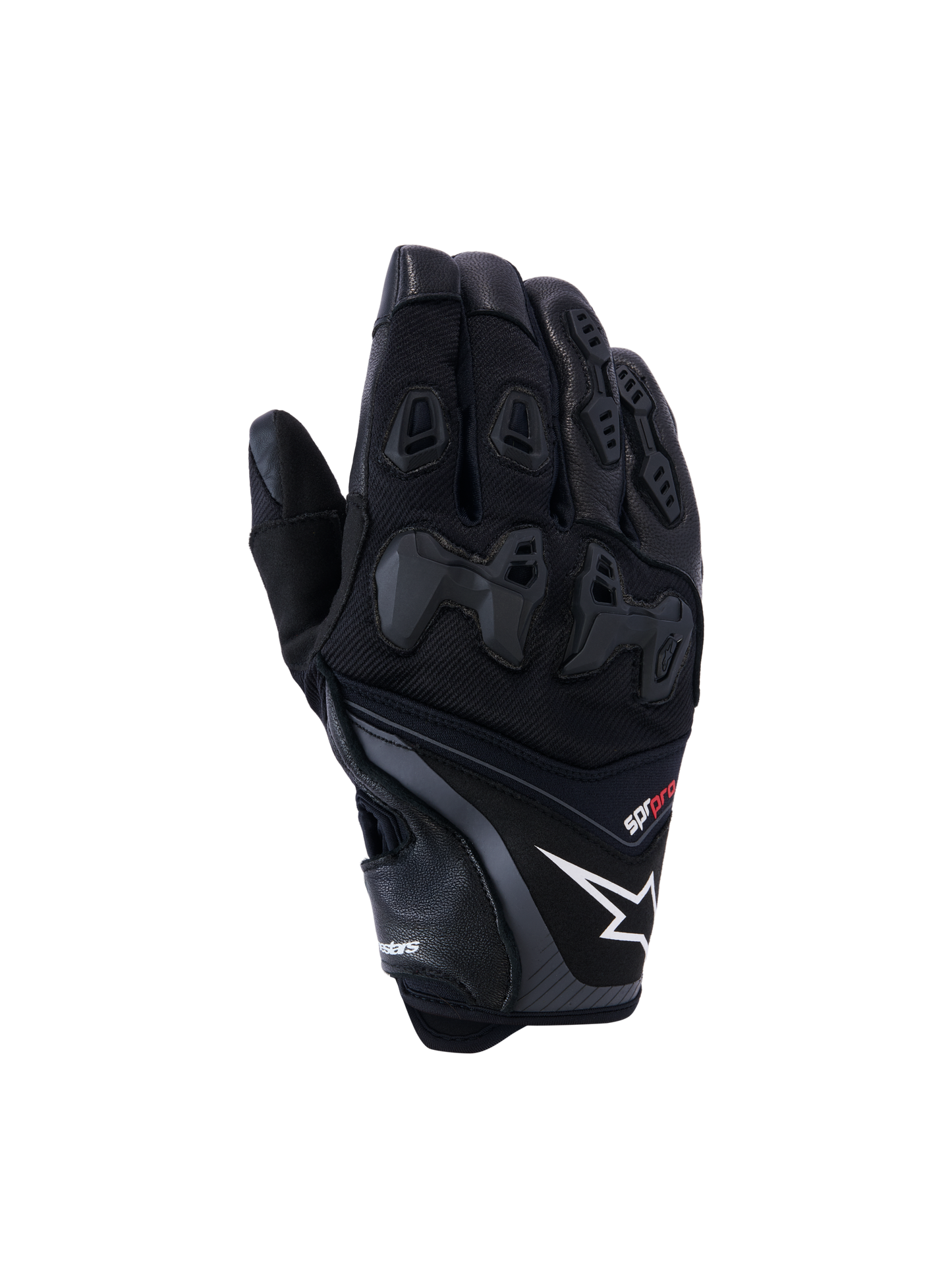 Alpinestars SP-R Pro Gloves Black motorcycle gloves – image 1