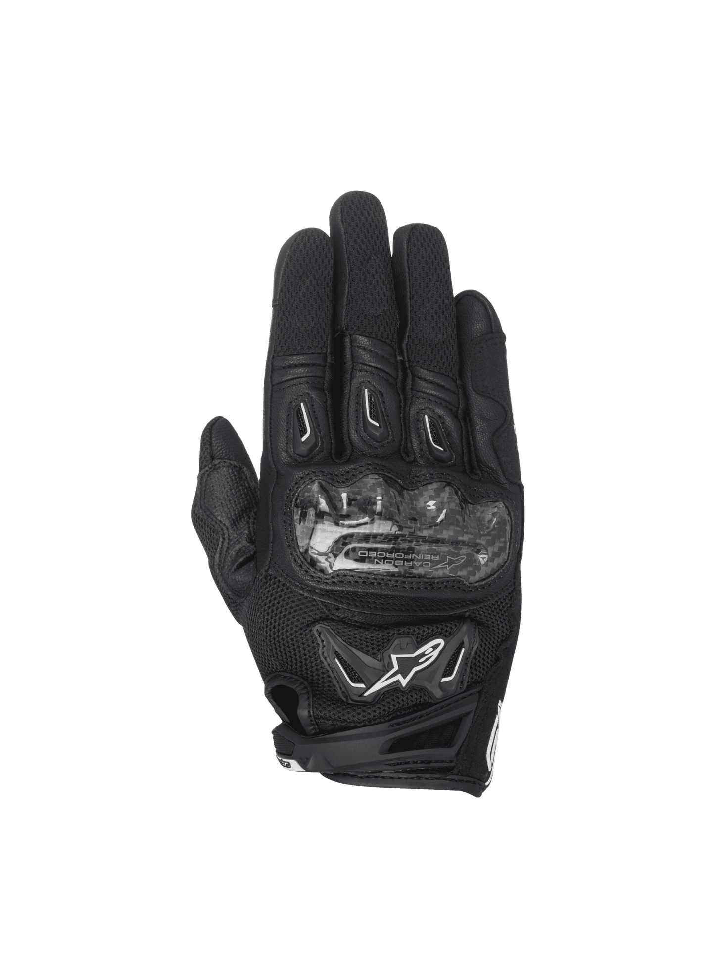 Alpinestars Women Stella SMX-2 Air Carbon V2 Gloves Black motorcycle gloves – image 1