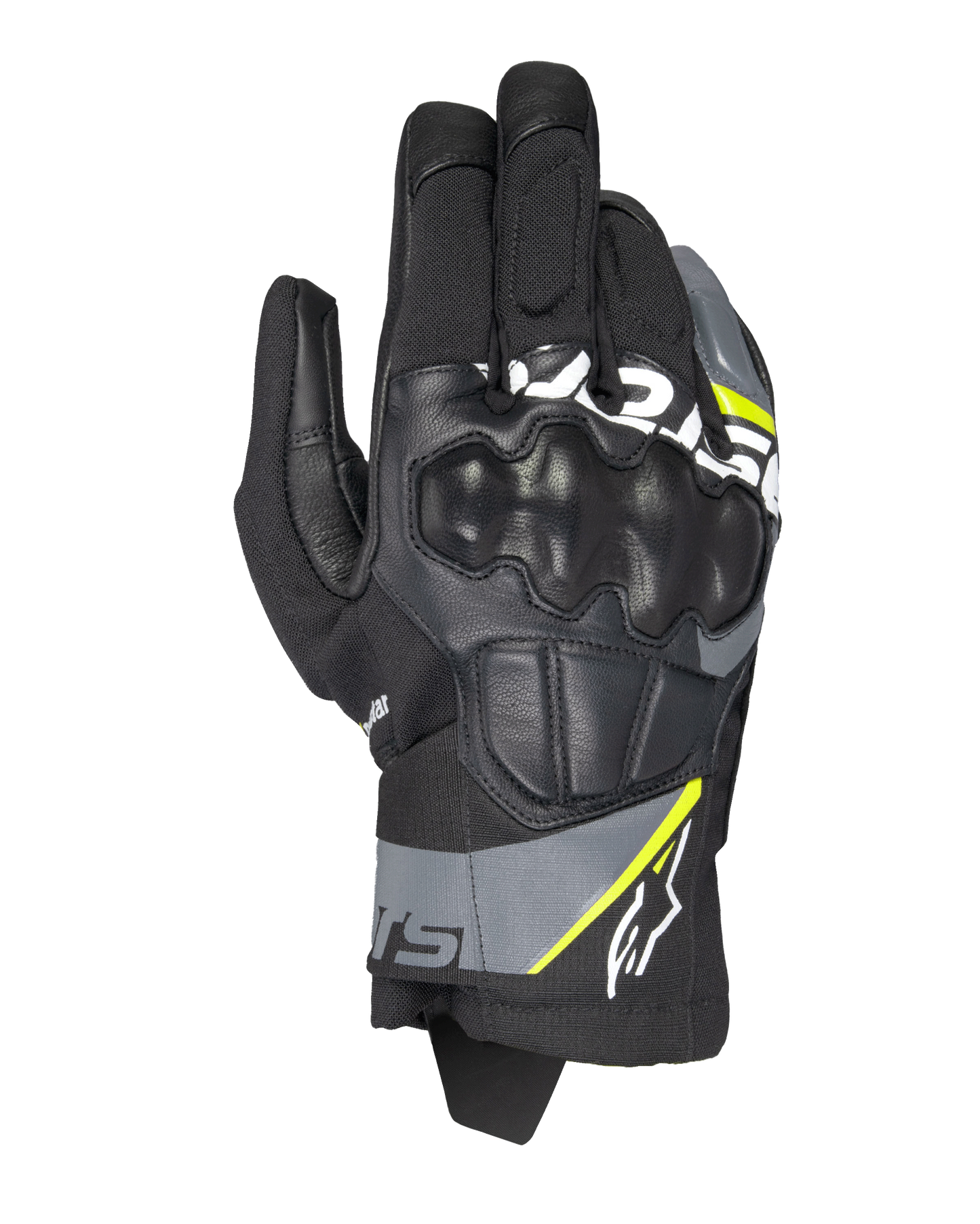 Alpinestars Corozal V3 Drystar® Gloves Black/Deep Gray/Yellow Fluo motorcycle gloves – image 1