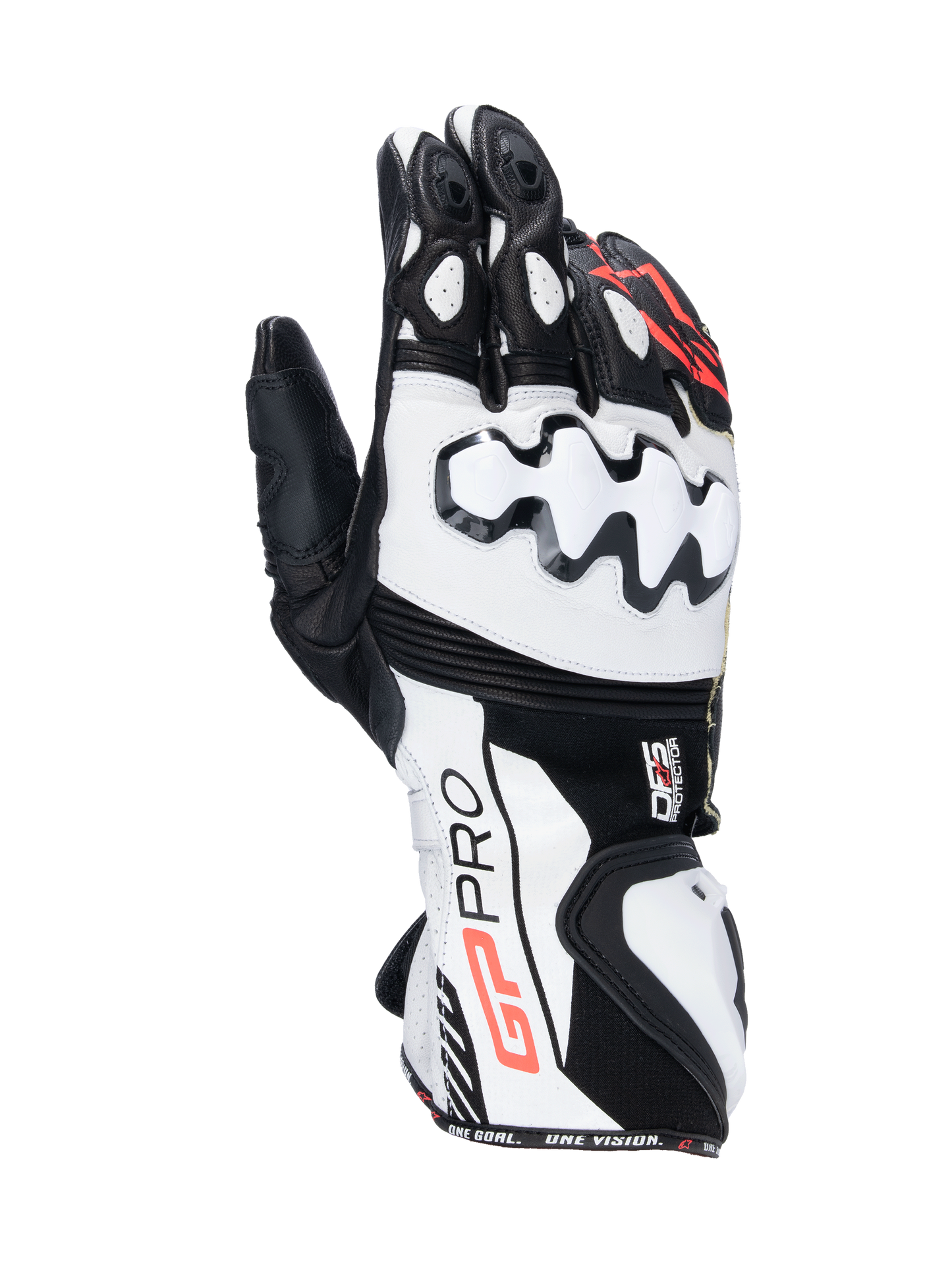 Alpinestars GP Pro RS4 Gloves Black/White motorcycle gloves – image 1