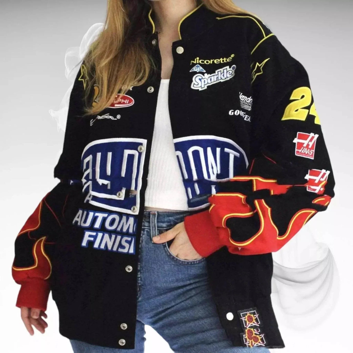 Vintage Dupont Windbreaker Printed Jacket | Speed Racewear