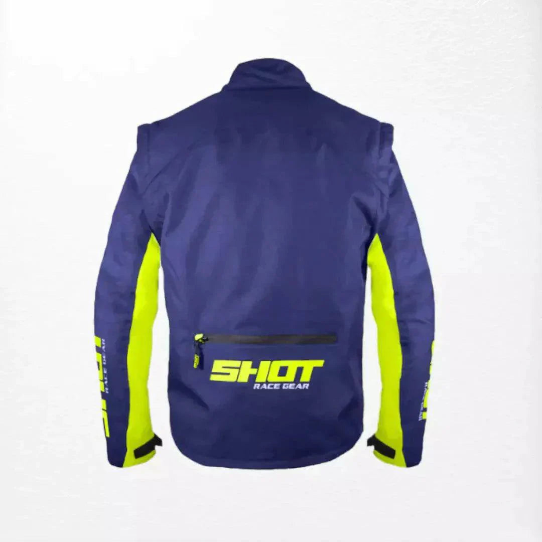 Shot Contact Enduro Jacket Blue-Neon Yellow | Speed Racewear