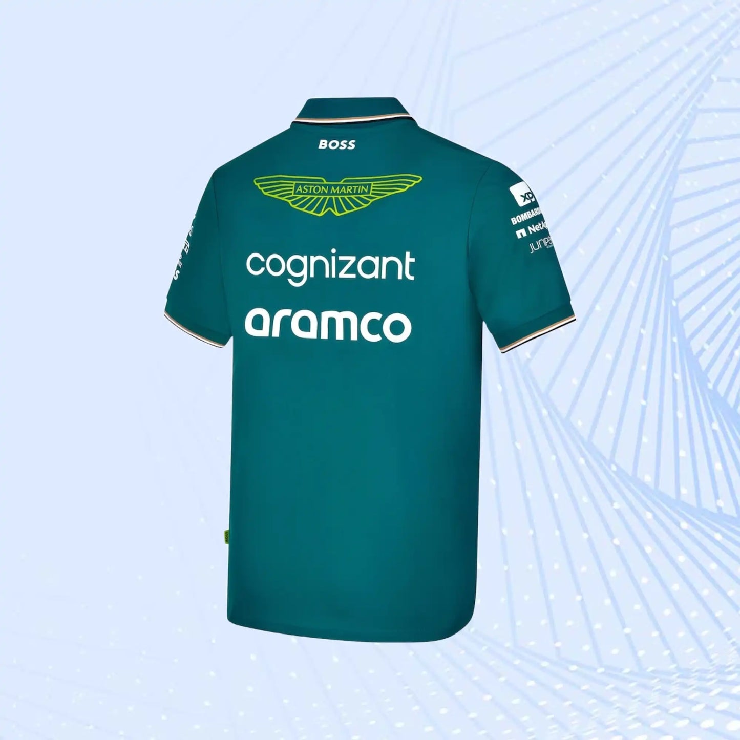 Aston Martin Aramco Cognizant F1 2023 Team Polo - view 3