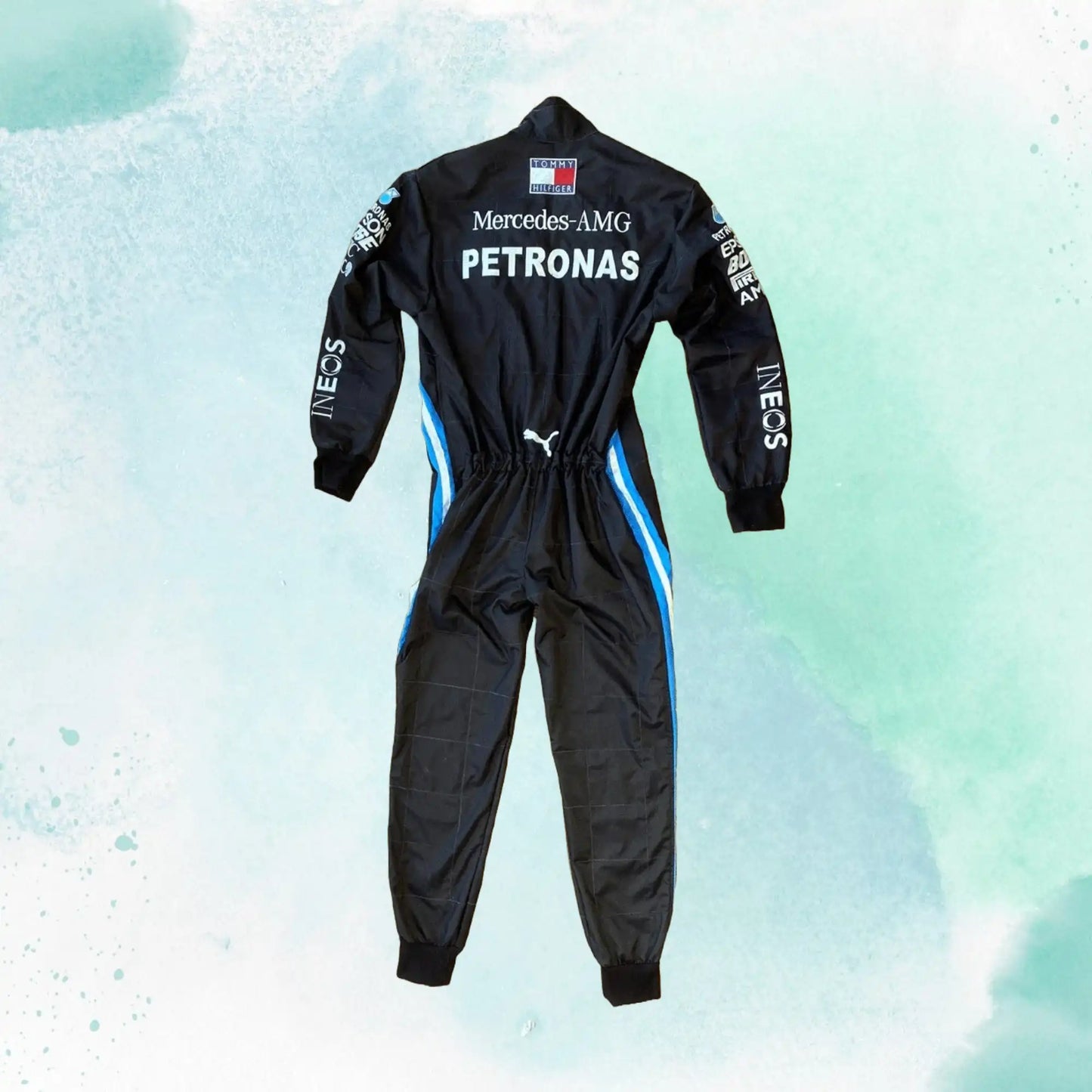 Lewis Hamilton 2022 F1 Mercedes AMG Petronas Replica Embroidery Race Suit - view 4