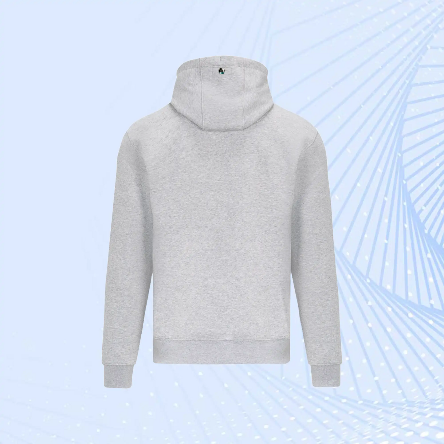 Mercedes AMG Petronas F1 Logo Hooded Sweat- Grey- Unisex - view 3