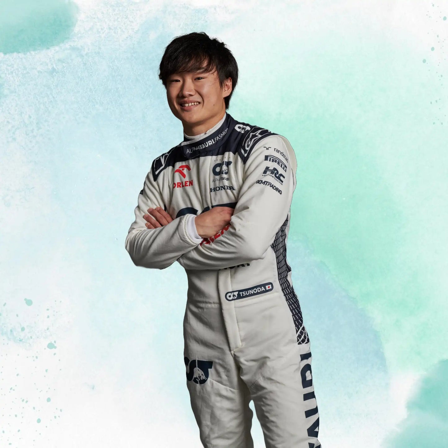 New 2023 Yuki Tsunoda Replica Race Suit F1 Team Alphatauri - view 4