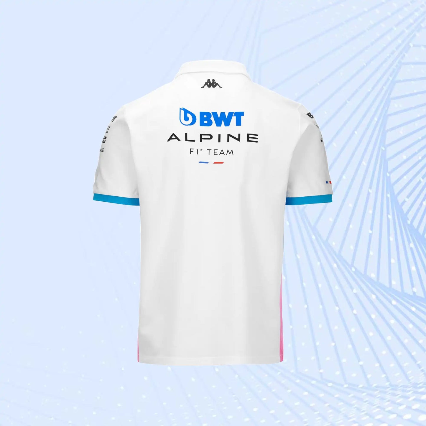 New 2024 BWT Alpine F1 Team 2024 Polo- White - view 3