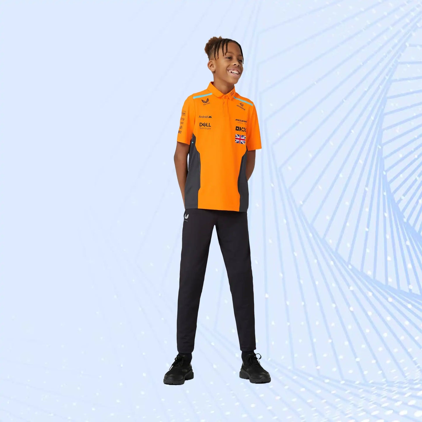 New 2024 Lando Norris McLaren Teamwear Polo Shirt Formula 1 - view 10