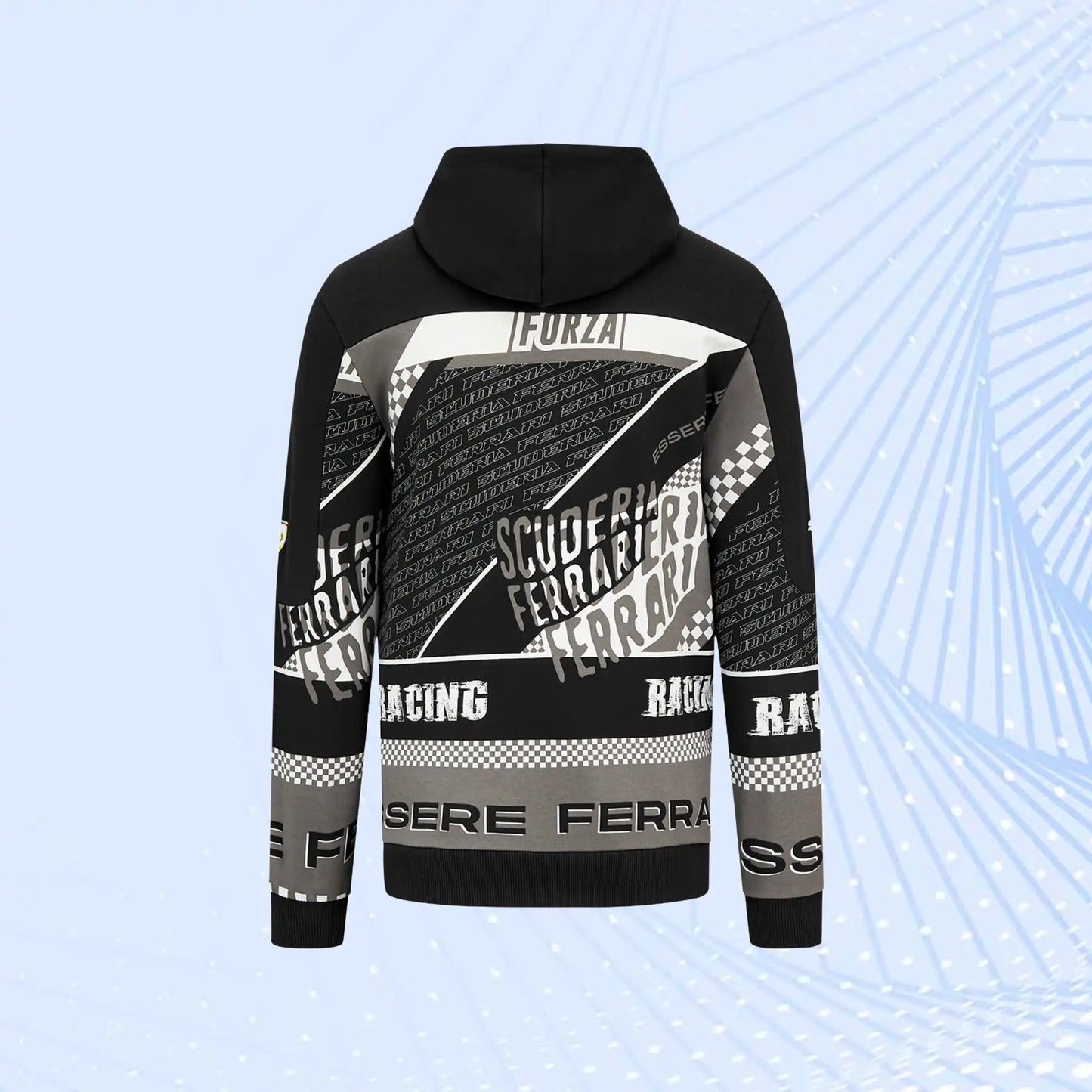 Scuderia Ferrari Puma Graphic Hoodie- Black - view 3