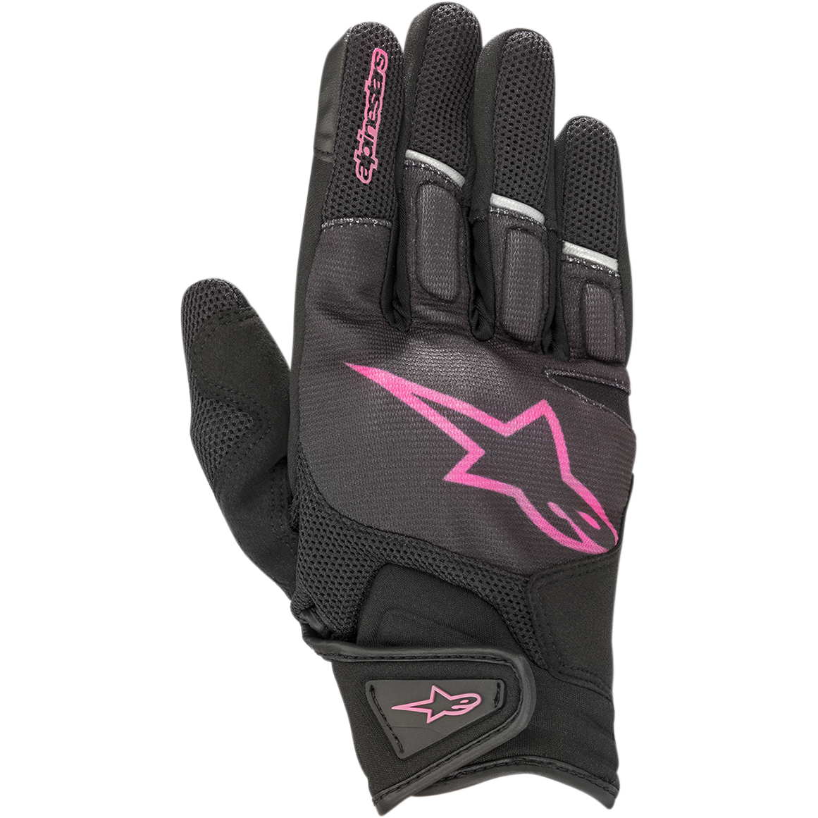 Alpinestars Women Stella Atom Gloves Black/Fuchsia motorcycle gloves – image 1