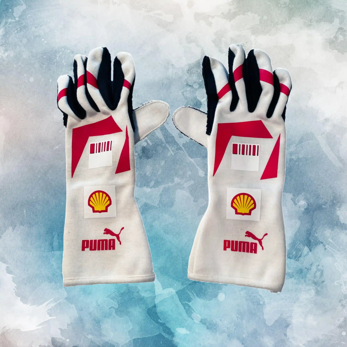 2007 Michael Schumacher Scuderia Ferrari F1 Gloves / Michael Schumacher Replica Race Gloves - view 1
