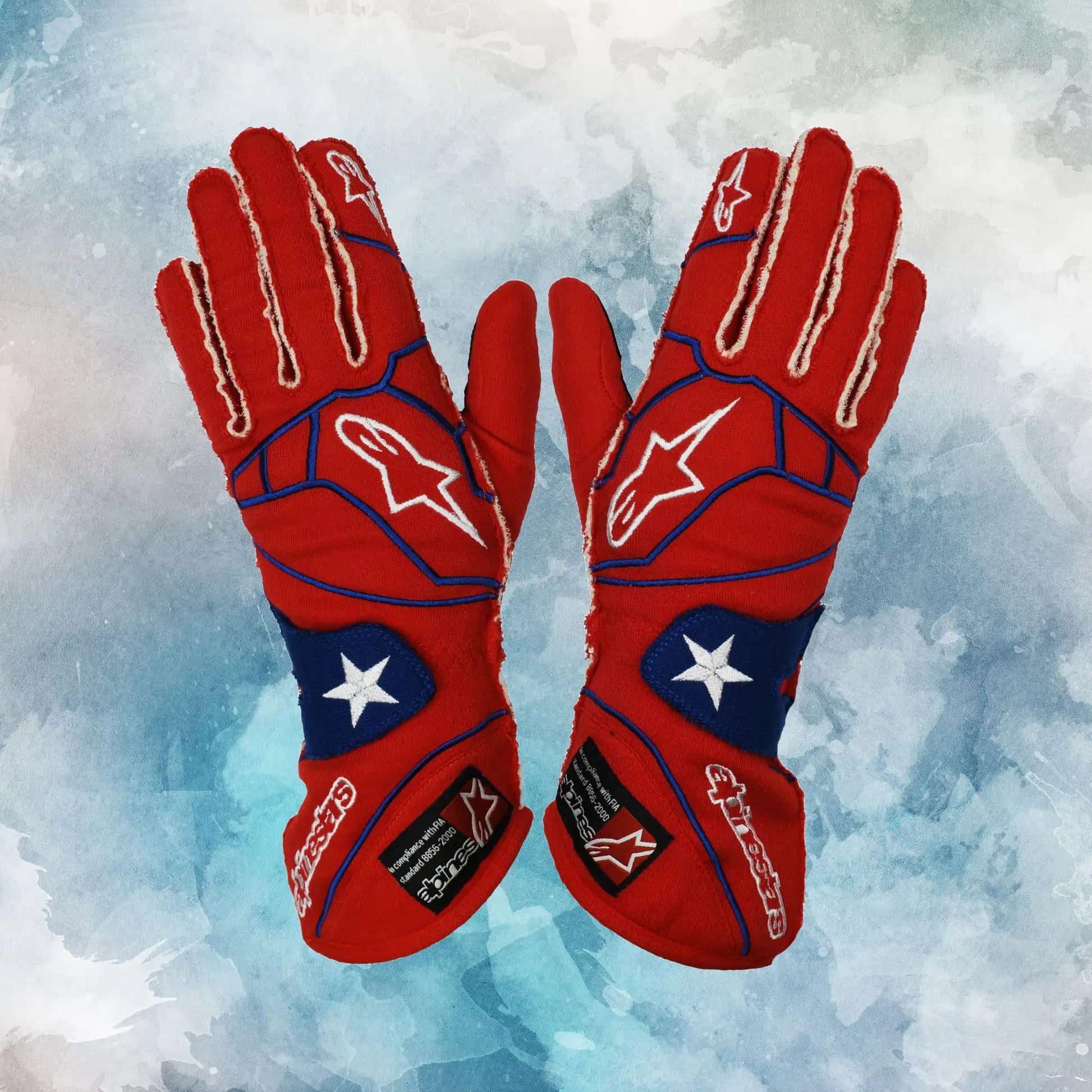 2008 Danica Patrick Original Alpinestars IndyCar Gloves / Danica Patrick Replica Race Gloves - view 1