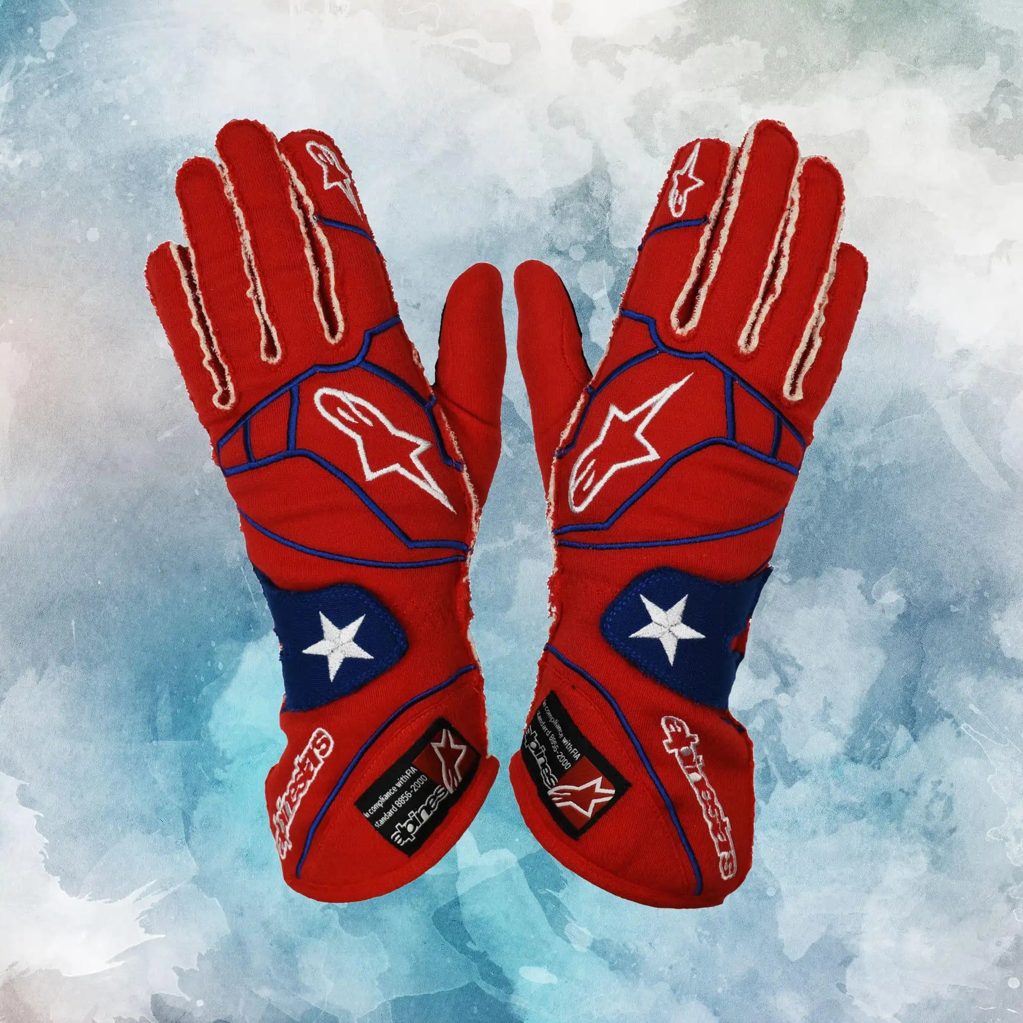 2008 Danica Patrick Original Alpinestars IndyCar Gloves / Danica Patrick Replica Race Gloves - view 1