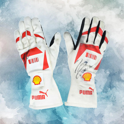 2008 Kimi Raikkonen / Felipe Massa Ferrari F1 Gloves / Kimi Raikkonen / Felipe Massa Ferrari F1 Replica Race Gloves - view 1
