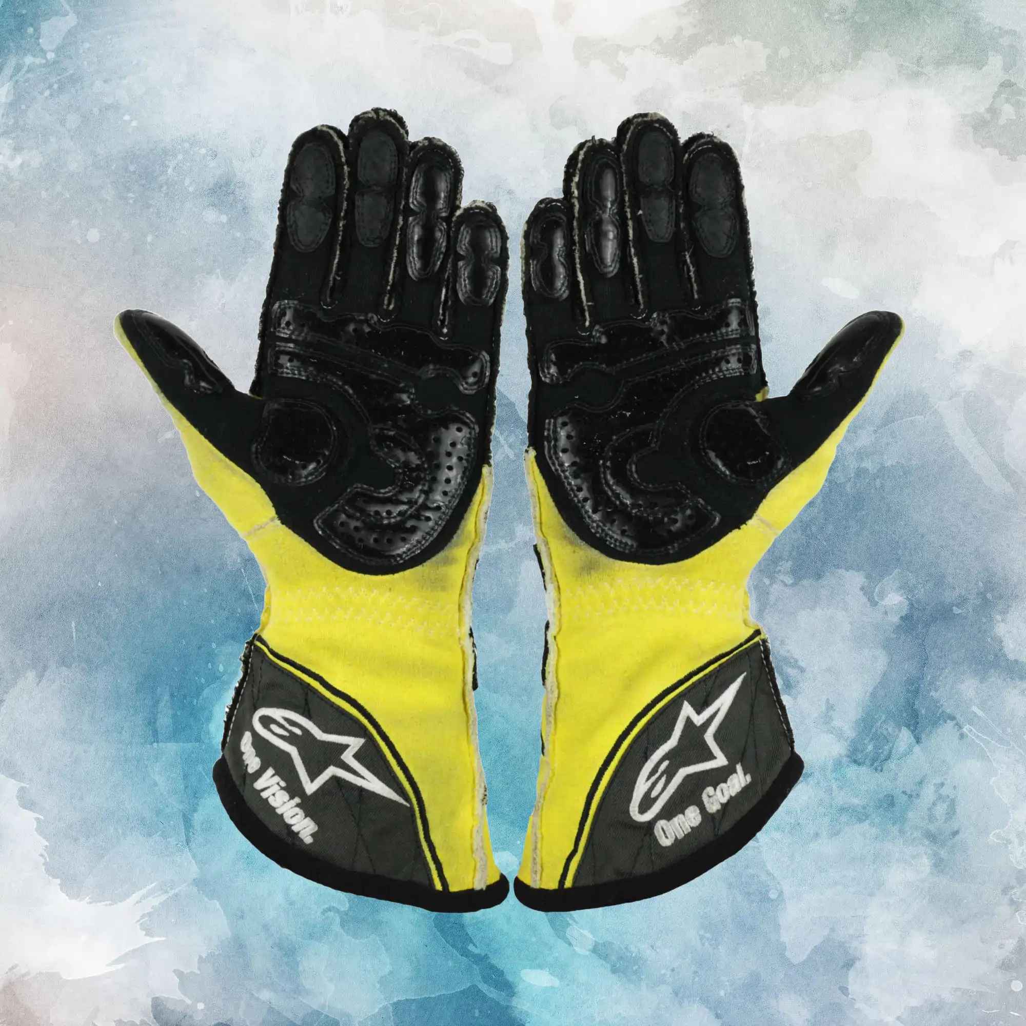 2011 Nico Rosberg Race AMG Mercedes Benz Alpinestars F1 Gloves / Nico Rosberg Replica Race Gloves - view 2