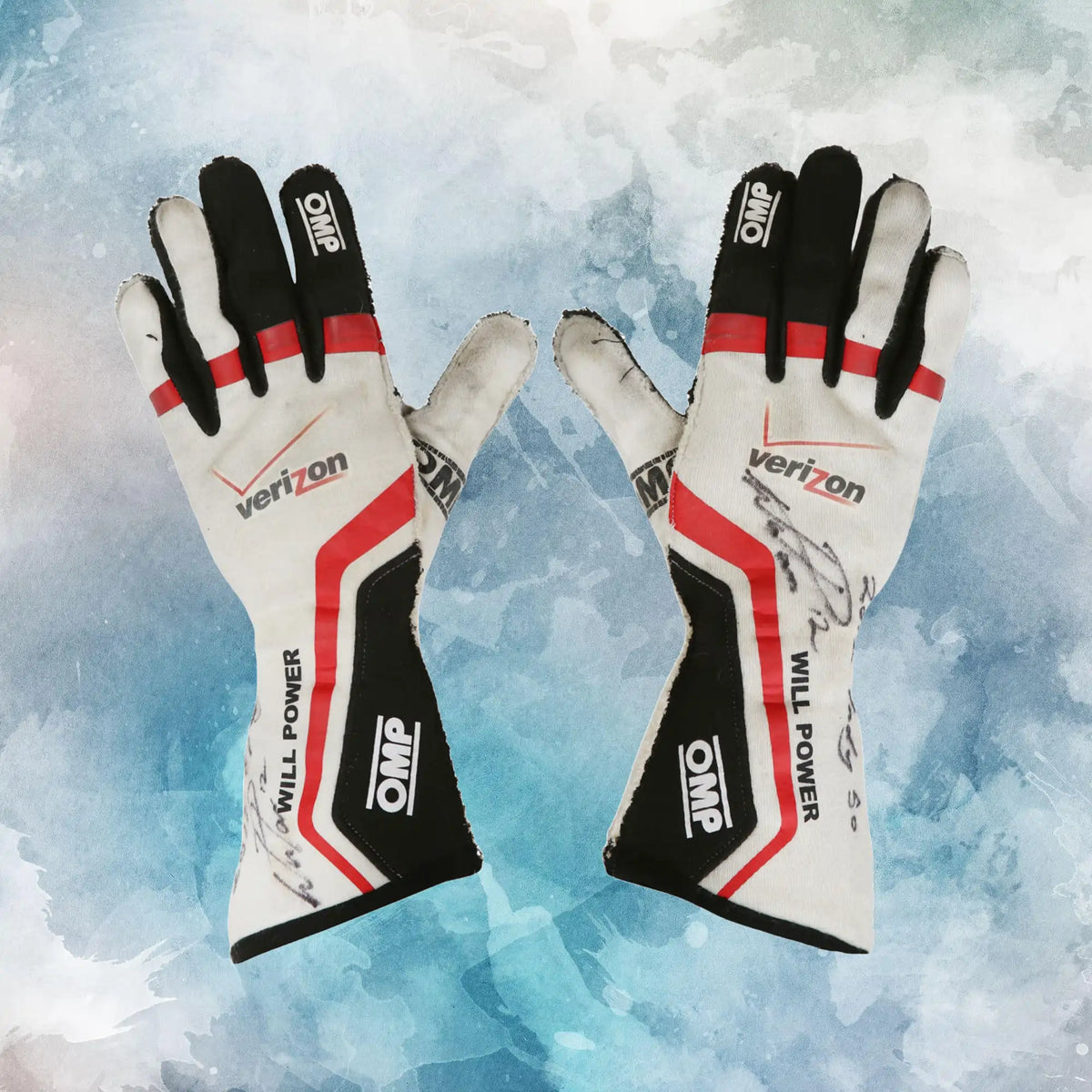 2012 Will Power Race Team Penske Indy 500 Gloves / Will Power Replica Race Gloves - view 1