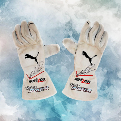 2015 Will Power Race Verizon Team Penske IndyCar Gloves / Penske IndyCar Replica Race Gloves - view 1