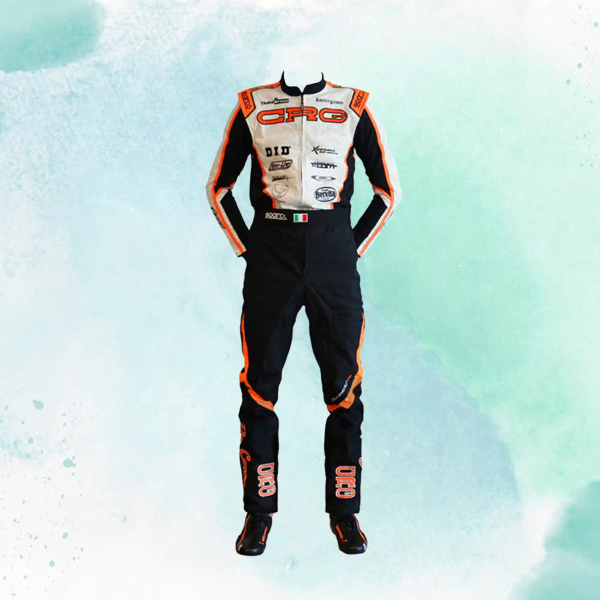 2017 CRG Go Kart Overall Sublimation Printed Replica Racing Suit - view 1