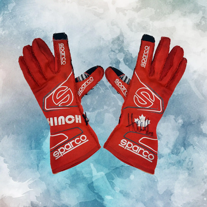 2018 James Hinchcliffe Race Worn IndyCar Gloves / James Hinchcliffe Replica Race Gloves - view 1