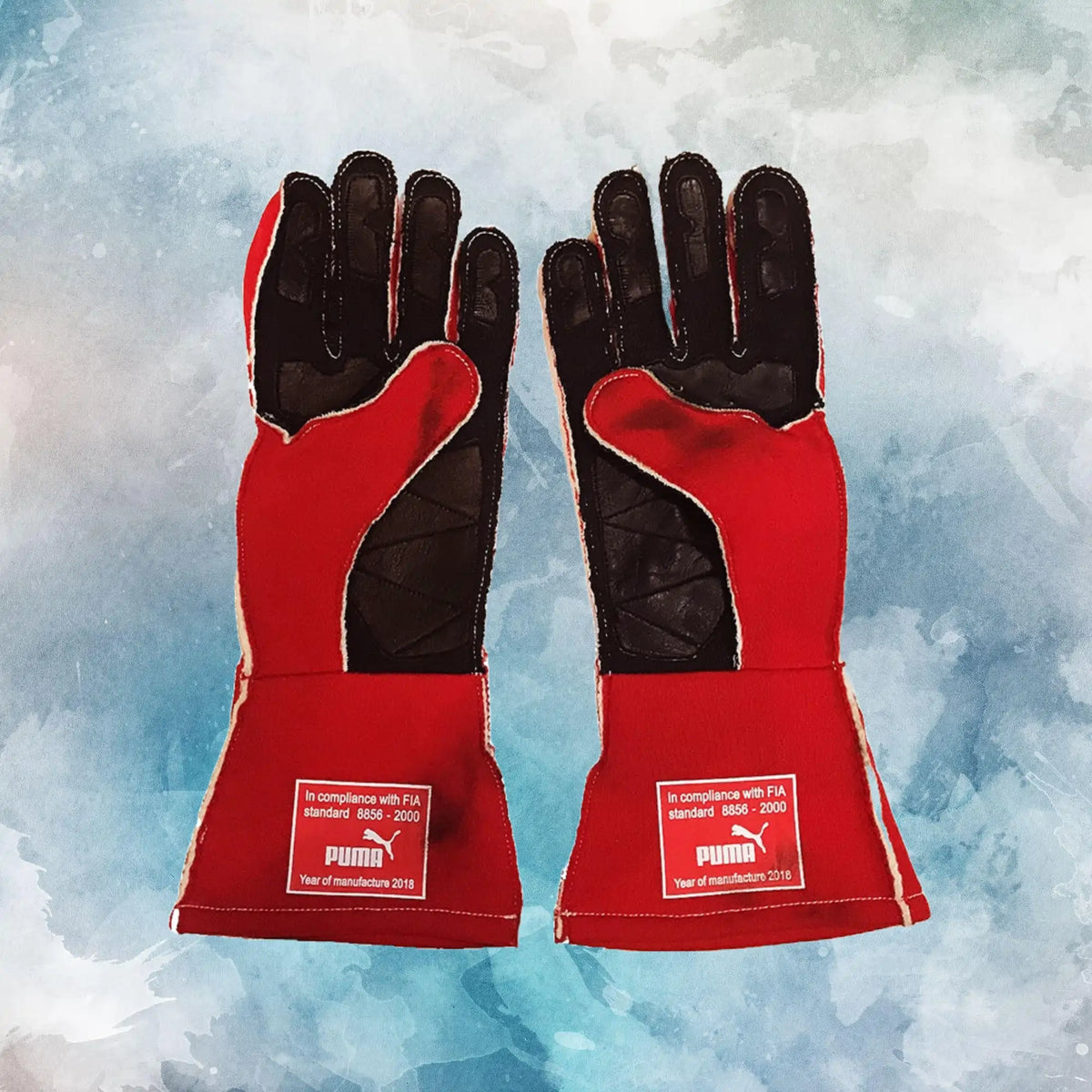 2018 Kimi Räikkönen Race Gloves / Ferrari F1 Replica Race Gloves - view 2