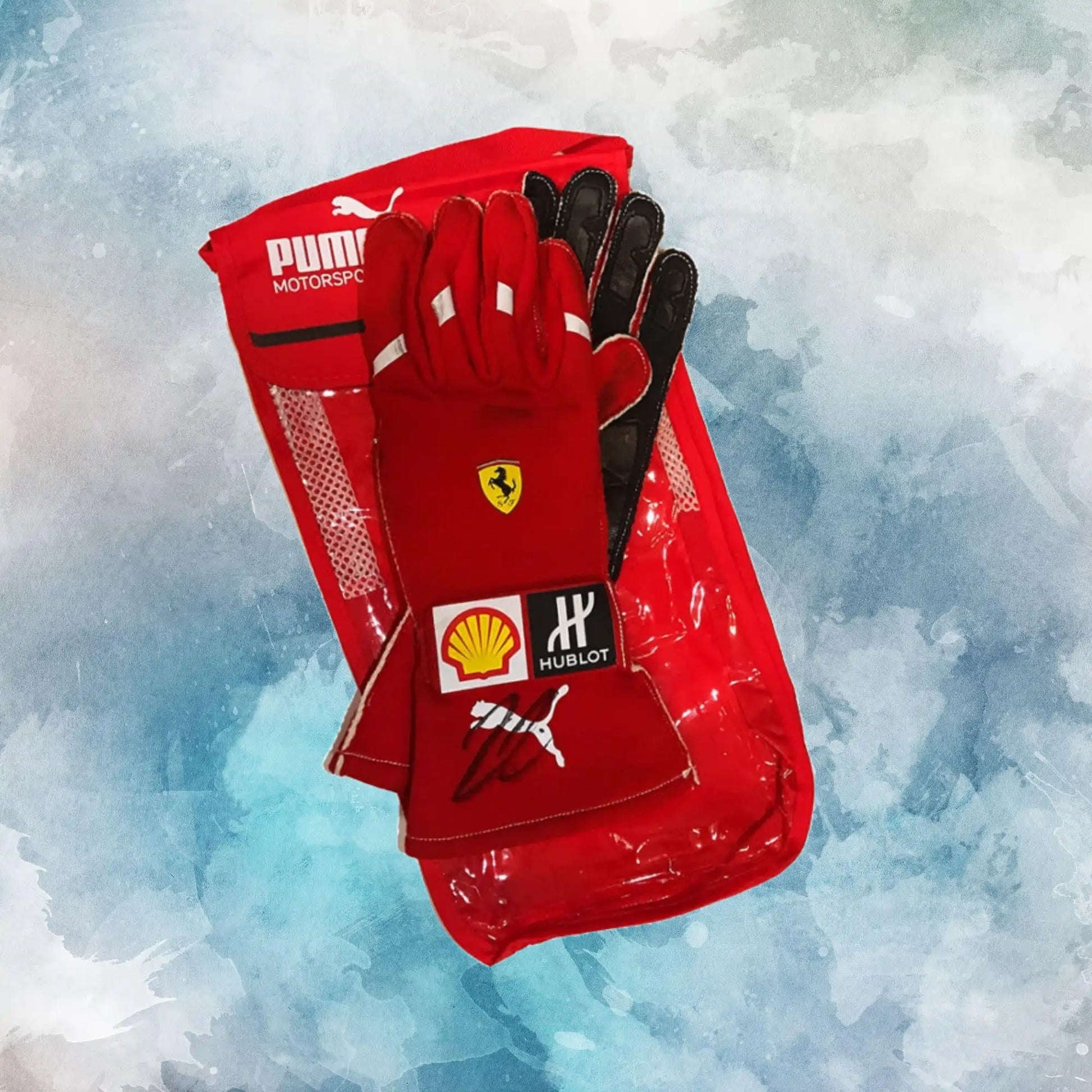2018 Kimi Räikkönen Race Gloves / Ferrari F1 Replica Race Gloves - view 3