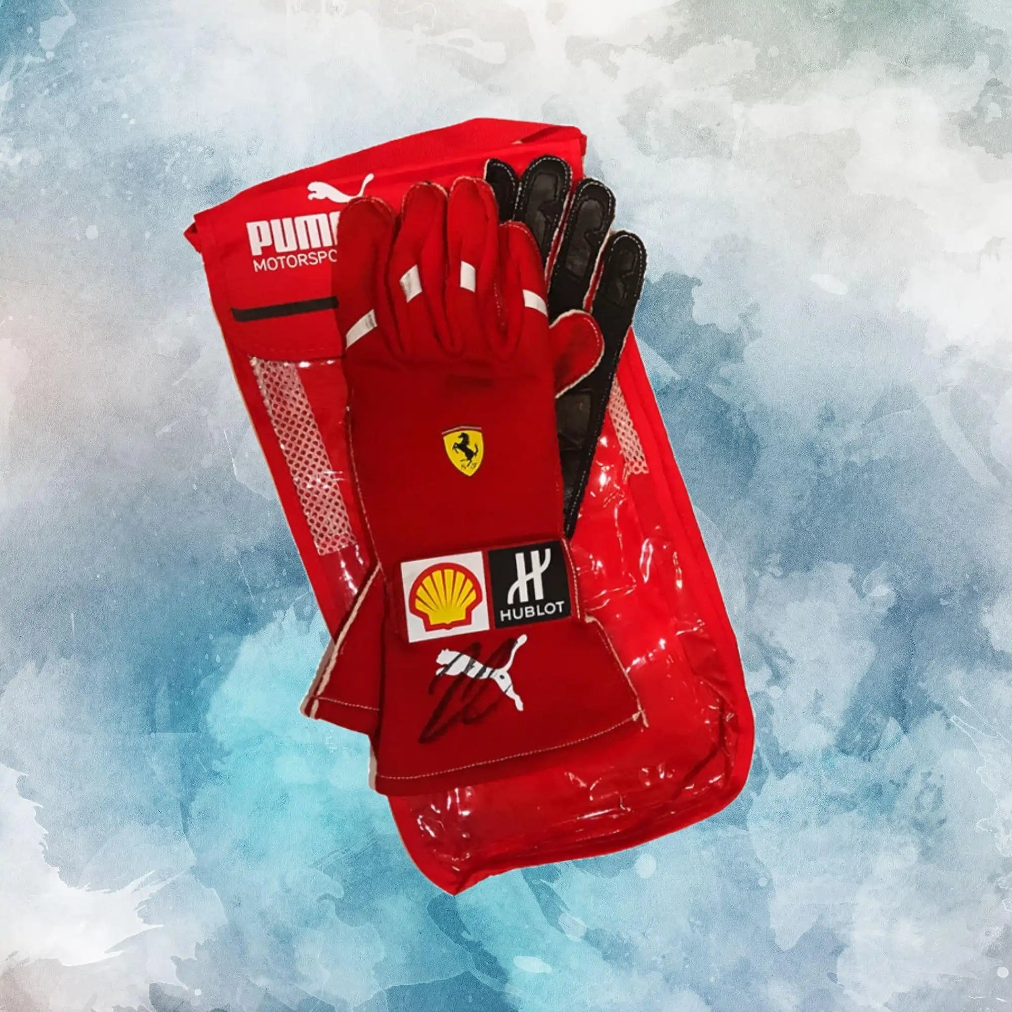 2018 Kimi Räikkönen Race Gloves / Ferrari F1 Replica Race Gloves - view 3
