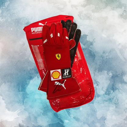 2018 Kimi Räikkönen Race Gloves / Ferrari F1 Replica Race Gloves - view 3
