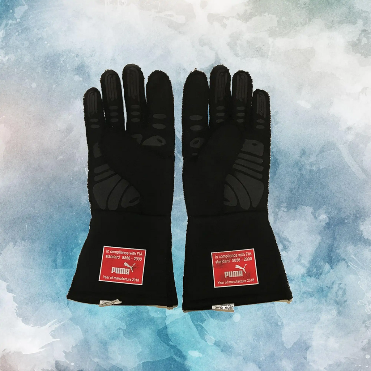 2018 Sebastian Vettel Race Worn Ferrari Formula 1 Gloves / Sebastian Vettel Replica Race Gloves - view 3