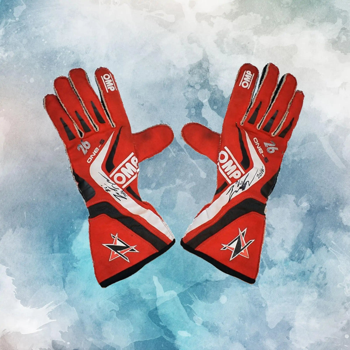 2018 Zach Veach Race Andretti Autosport Gloves / Andretti Autosport Replica Race Gloves - view 1