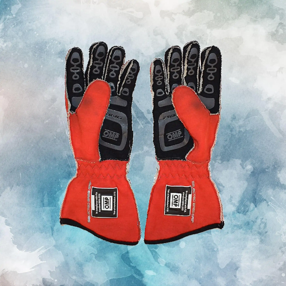 2018 Zach Veach Race Andretti Autosport Gloves / Andretti Autosport Replica Race Gloves - view 3