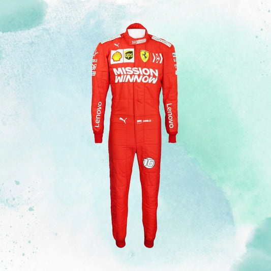 2019 Charles Leclerc Replica Racing Suit Mission Winnow Scuderia Ferrari F1 - view 2