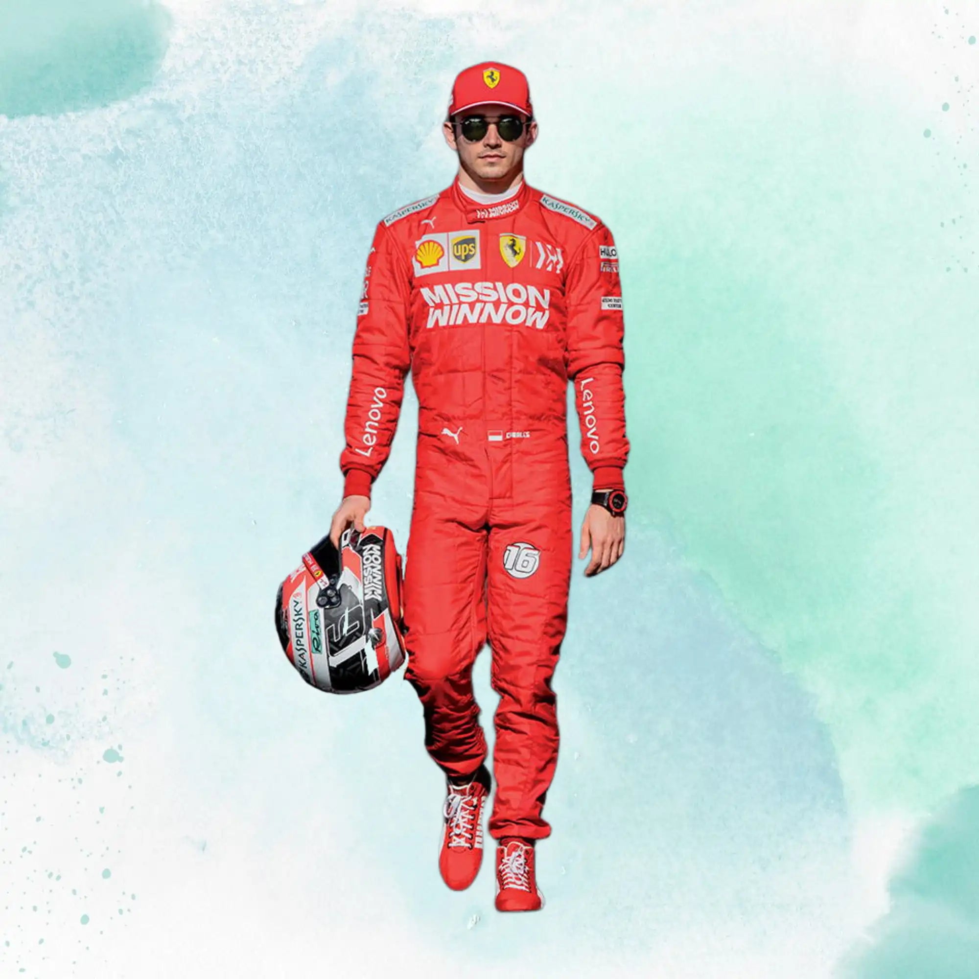 2019 Charles Leclerc Replica Racing Suit Mission Winnow Scuderia Ferrari F1 - view 4