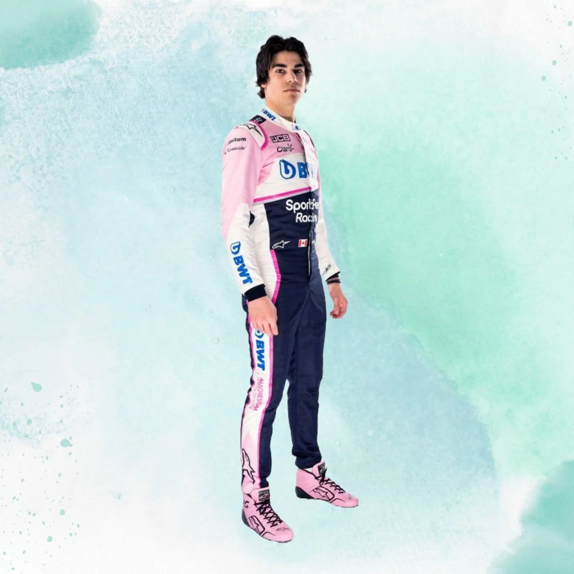2019 Lance Stroll BWT F1 Team Alpine Replica Racing Suit - view 1