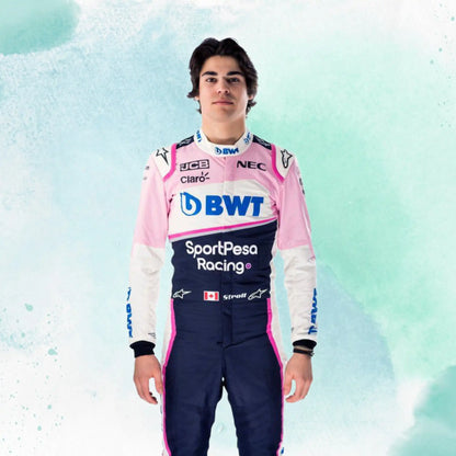 2019 Lance Stroll BWT F1 Team Alpine Replica Racing Suit - view 2