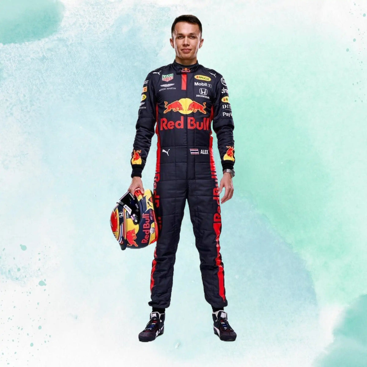 2020 Alexander Albon Replica Racing Suit RedBull Honda F1 Team - view 1