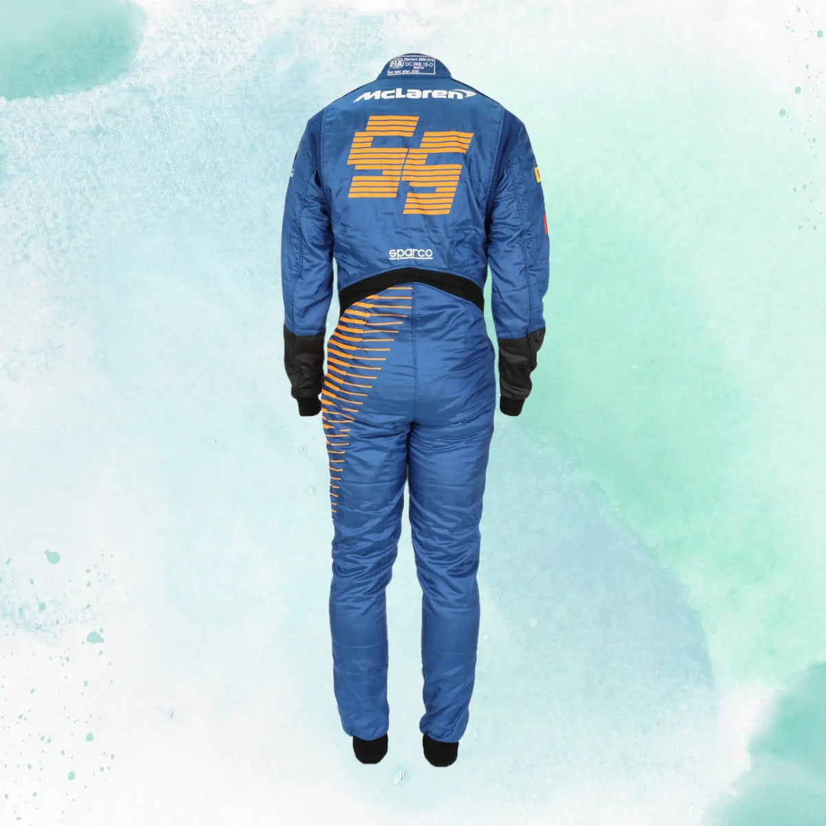 2020 Carlos Sainz Jr Mclaren Team F1 Replica Racing Suit - view 3