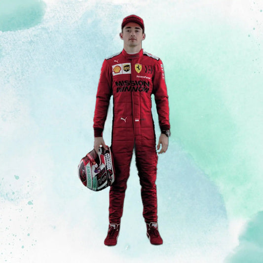 2020 Charles Leclerc Replica Formula 1 Racing Suit Mission Winnow Scuderia Ferrari - view 2