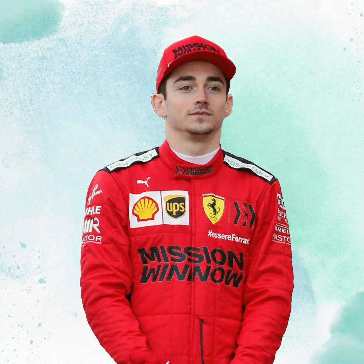 2020 Charles Leclerc Replica Formula 1 Racing Suit Mission Winnow Scuderia Ferrari - view 3