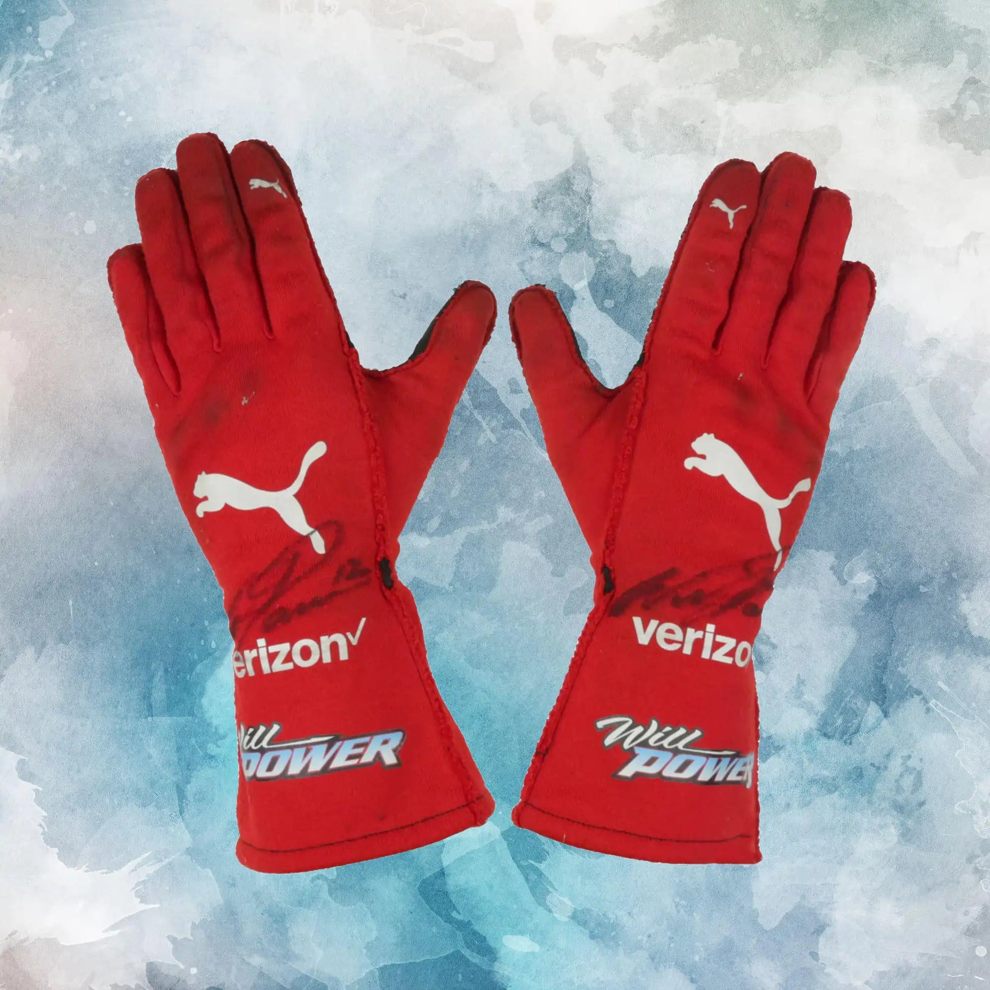 2020 Will Power Race Team Penske IndyCar Gloves / Penske IndyCar Replica Race Gloves - view 1