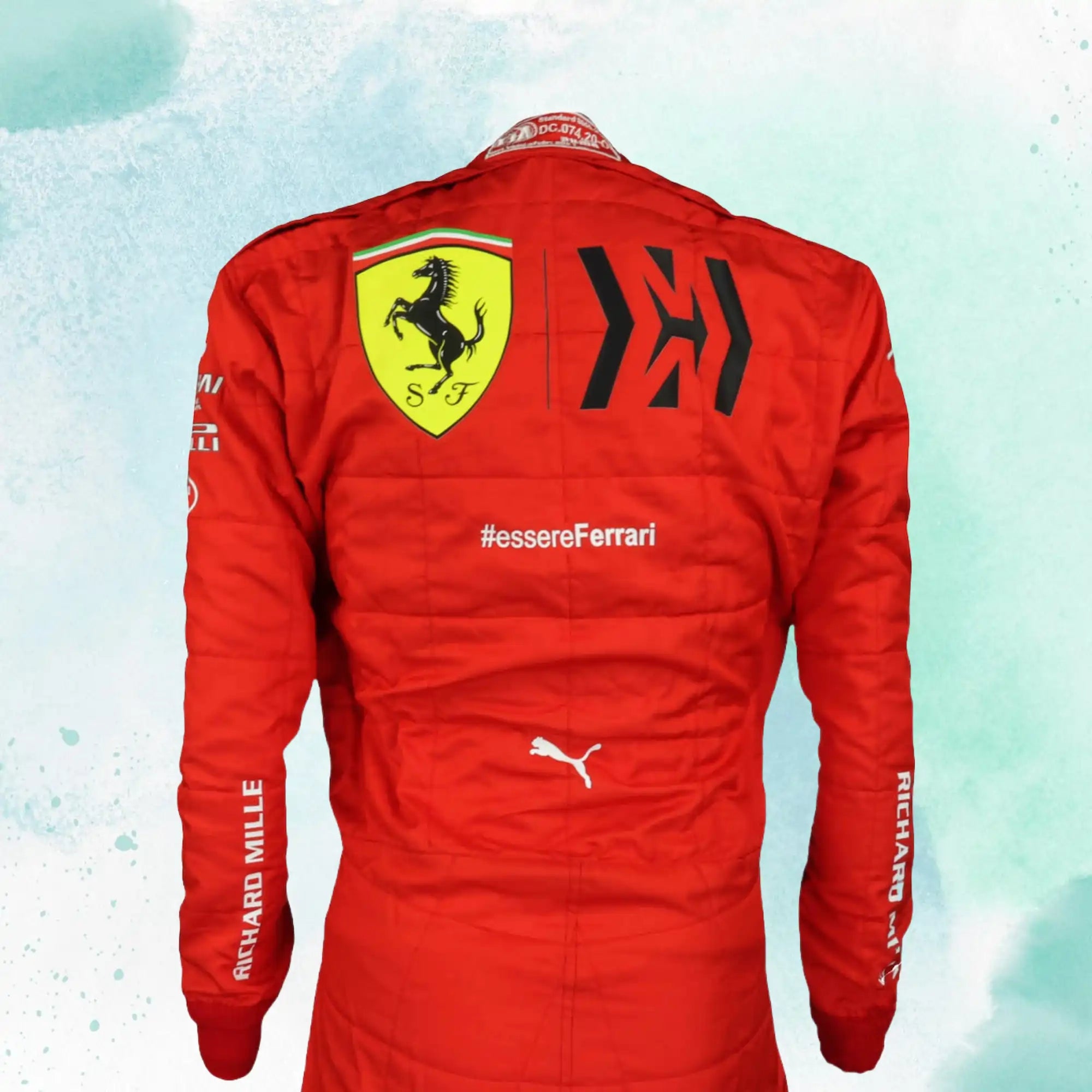 2021 Carlos Sainz Jr Misson Winnow F1 Replica Racing Suit Scuderia Ferrari - view 3
