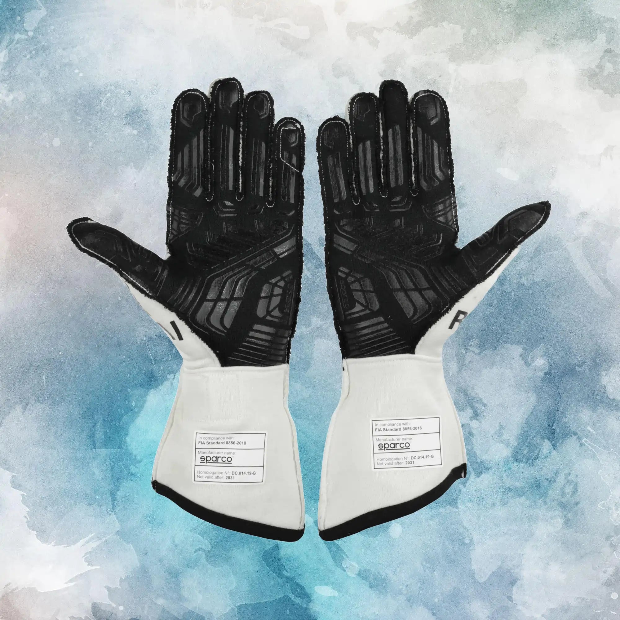 2021 Kimi Raikkonen Alfa Romeo F1 Gloves / Alfa Romeo F1 Replica Race Gloves - view 2