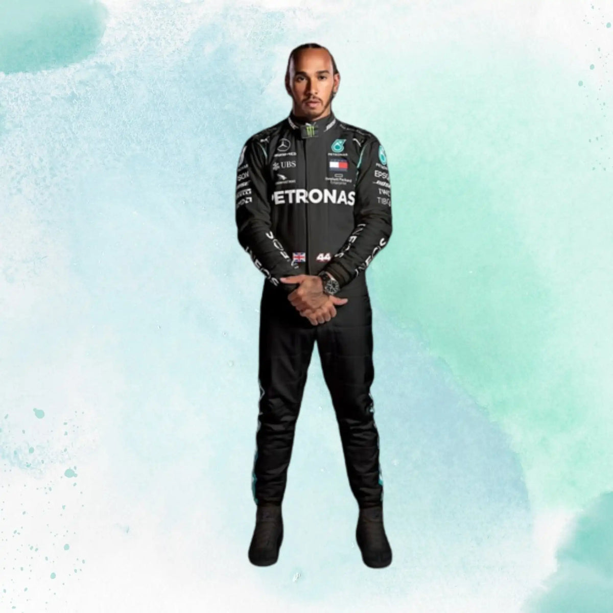 2021 Lewis Hamilton Mercedes AMG F1 Team Replica Racing Suit - view 1