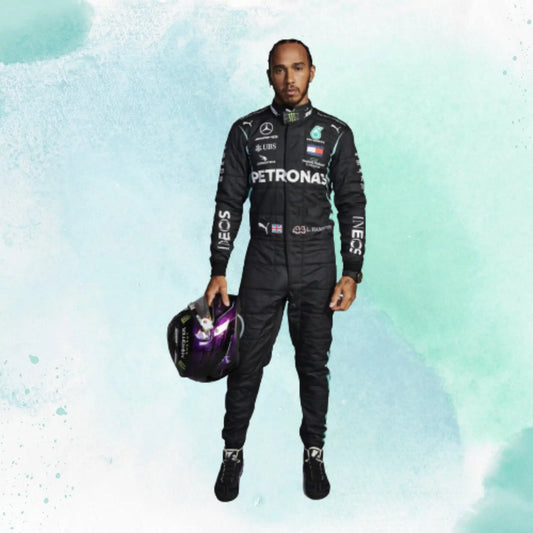 2021 Lewis Hamilton Mercedes AMG F1 Team Replica Racing Suit - view 2