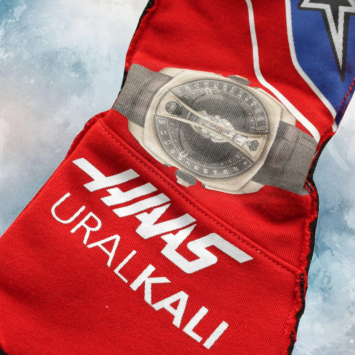 2021 Nikita Mazepin Mexico GP Haas F1 Gloves / Nikita Mazepin Mexico GP Haas F1 Gloves Replica Race Gloves - view 3