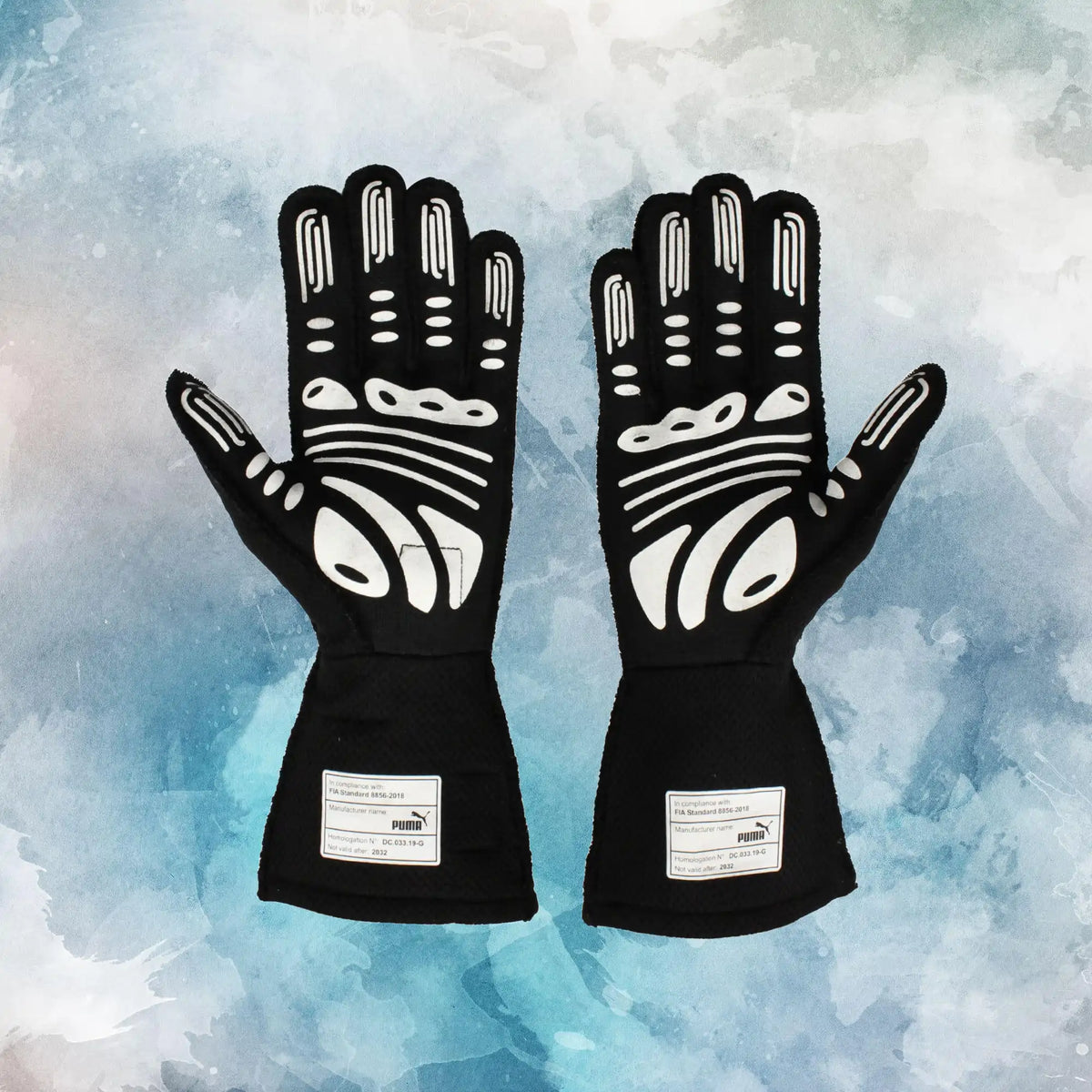 2022 Lewis Hamilton Race Mercedes AMG F1 Gloves / Lewis Hamilton F1 Replica Race Gloves - view 2