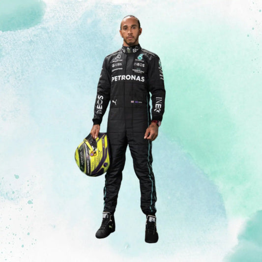 2022 Lewis Hamilton Replica Mercedes-AMG Petronas F1 Team Replica Race Suit - view 1